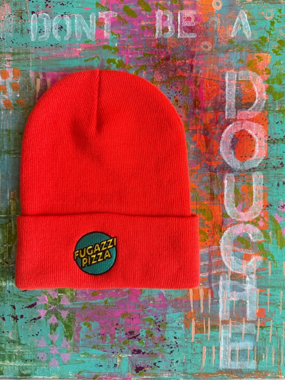 NWOT Bright Orange Beanie Hat